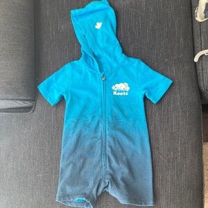 Baby roots sweat romper